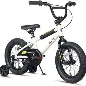 cubsala 12 14 16 18 Inch Kids Bike BMX Style Bicycle with Training Wheels Coaster Brake for 2-10 Years Old Toddlers Boys Girls Multiple Colors
